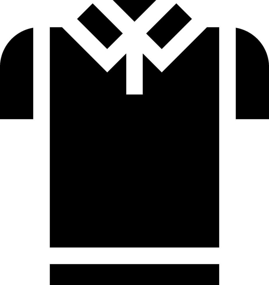 A black and white shirt with a collar vector
