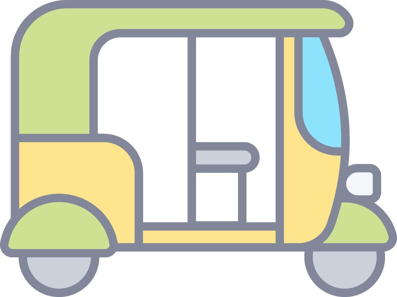 Tuk - tuk tuk icon illustration vector
