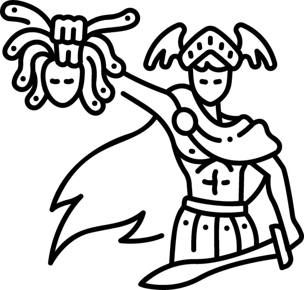 A cartoon character holding a sword and a shield vector