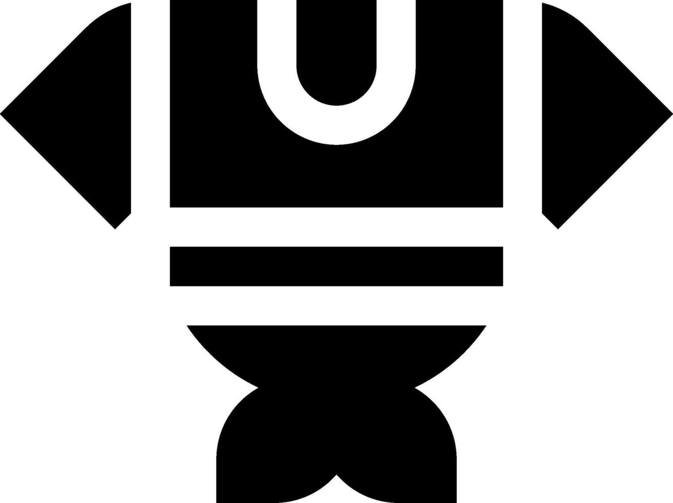 A black and white image of a shirt with a bow vector