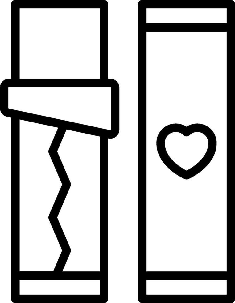 A black and white image of a book and a heart vector