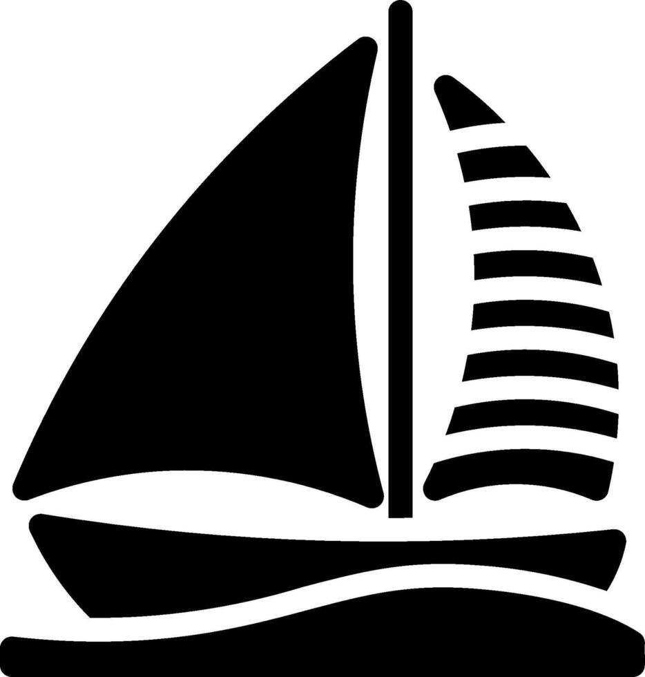 Sailboat illustration design vector