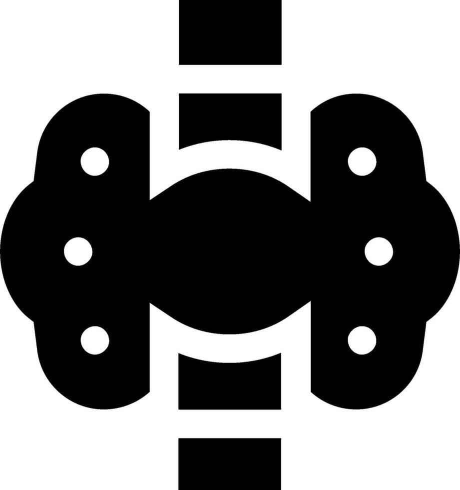 A black and white icon of a helmet vector