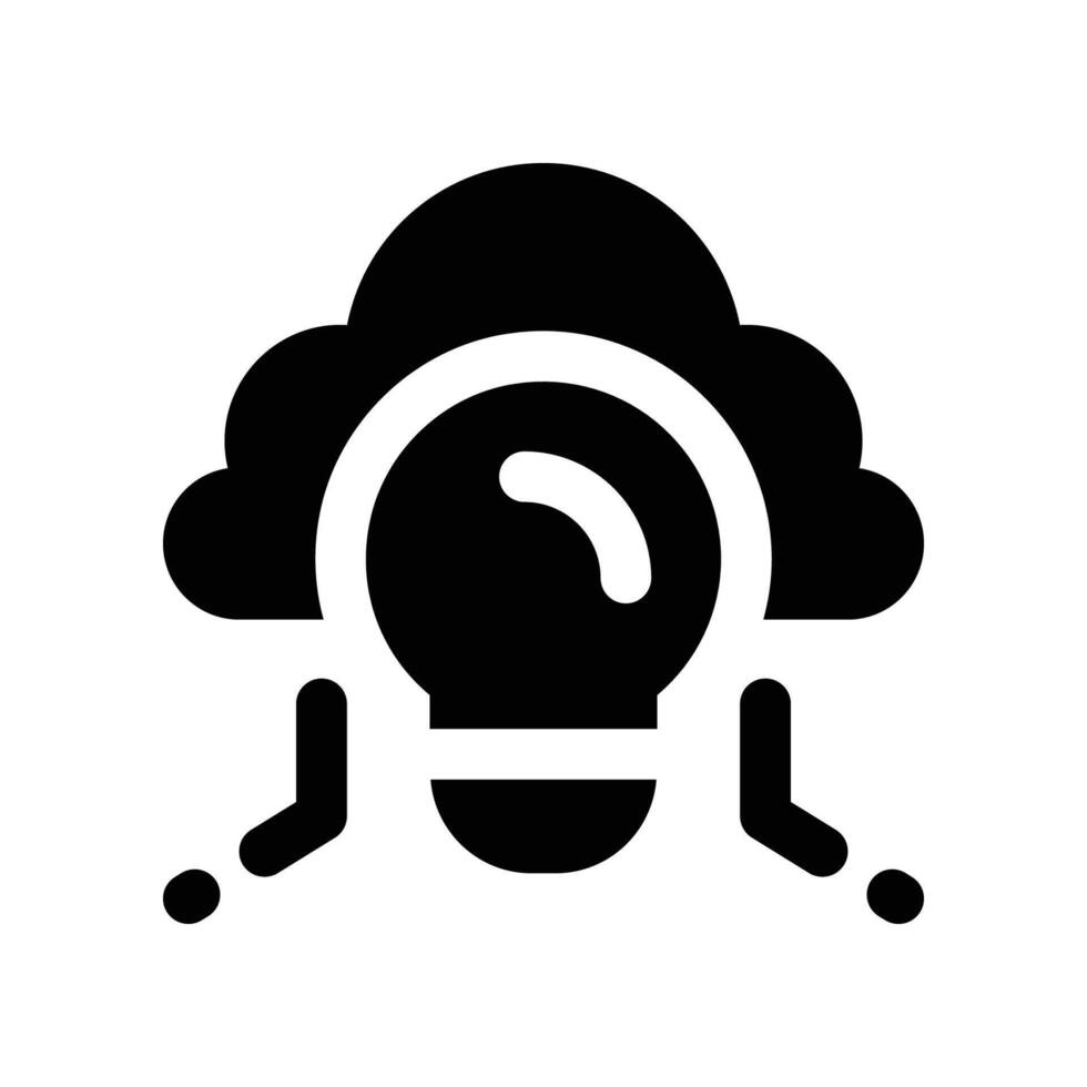 solution icon. glyph icon for your website, mobile, presentation, and logo design. vector