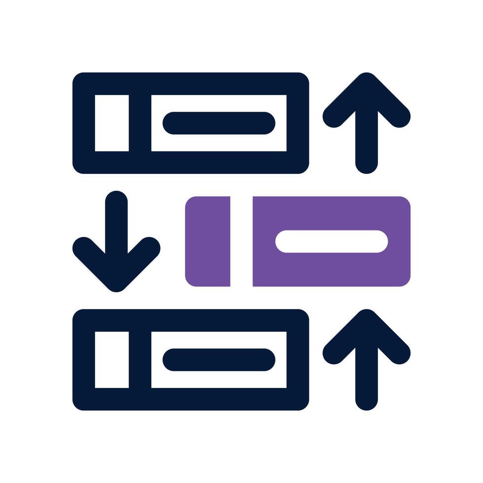 priority icon. dual tone icon for your website, mobile, presentation, and logo design. vector