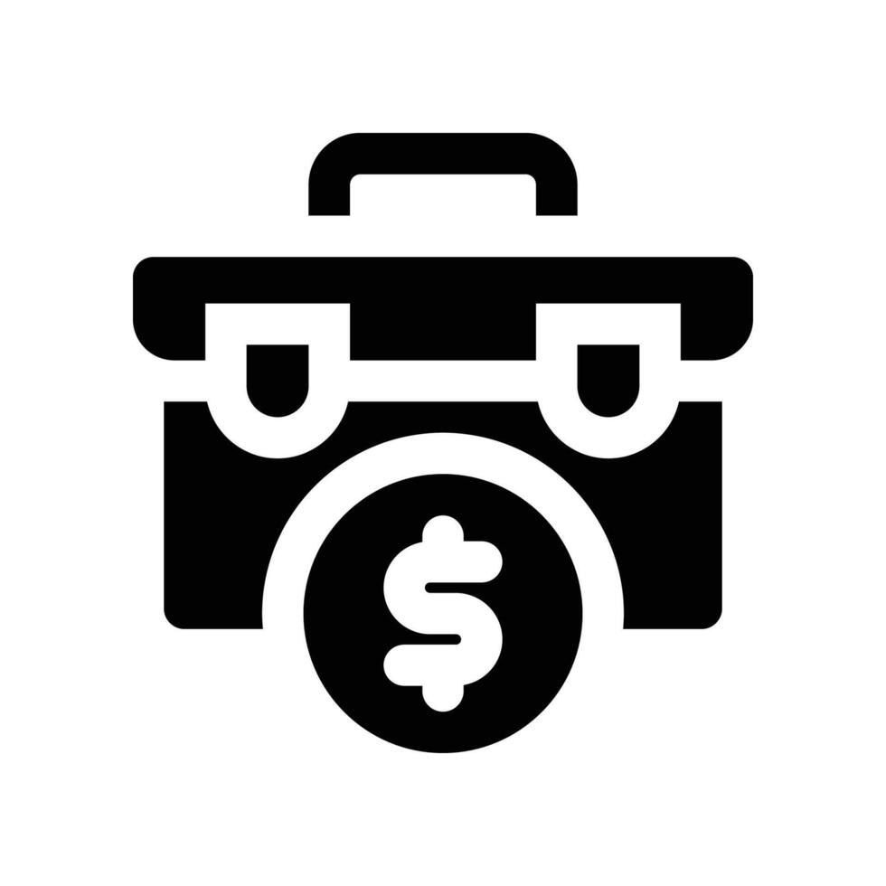 business icon. glyph icon for your website, mobile, presentation, and logo design. vector
