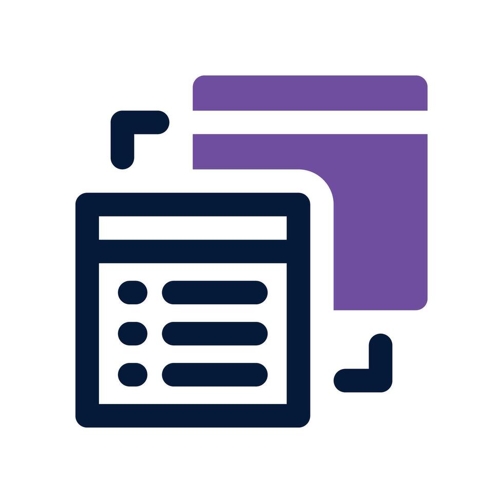 interchange icon. dual tone icon for your website, mobile, presentation, and logo design. vector