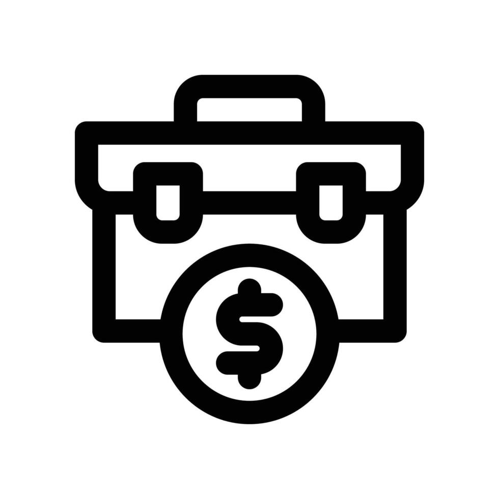 business icon. line icon for your website, mobile, presentation, and logo design. vector