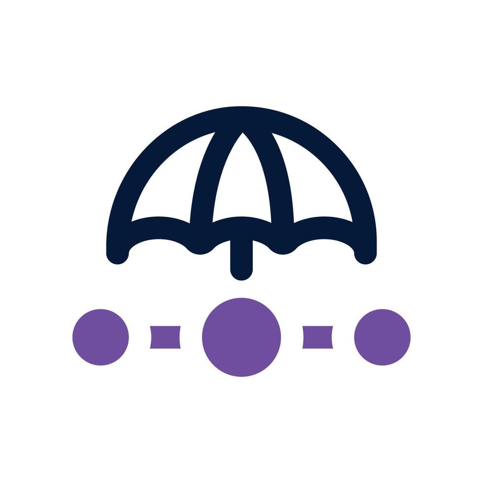 risk management icon. dual tone icon for your website, mobile, presentation, and logo design. vector