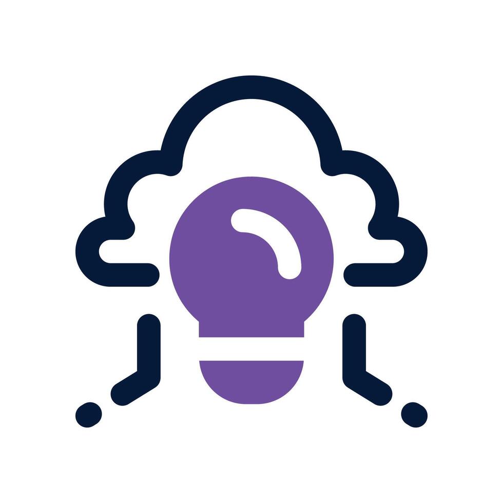 solution icon. dual tone icon for your website, mobile, presentation, and logo design. vector