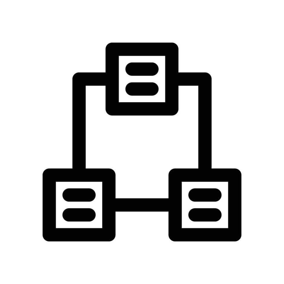schema icon. line icon for your website, mobile, presentation, and logo design. vector