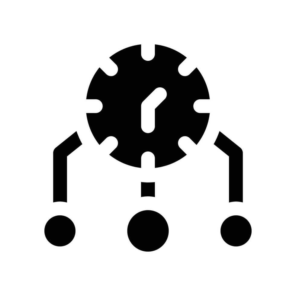 timing icon. glyph icon for your website, mobile, presentation, and logo design. vector