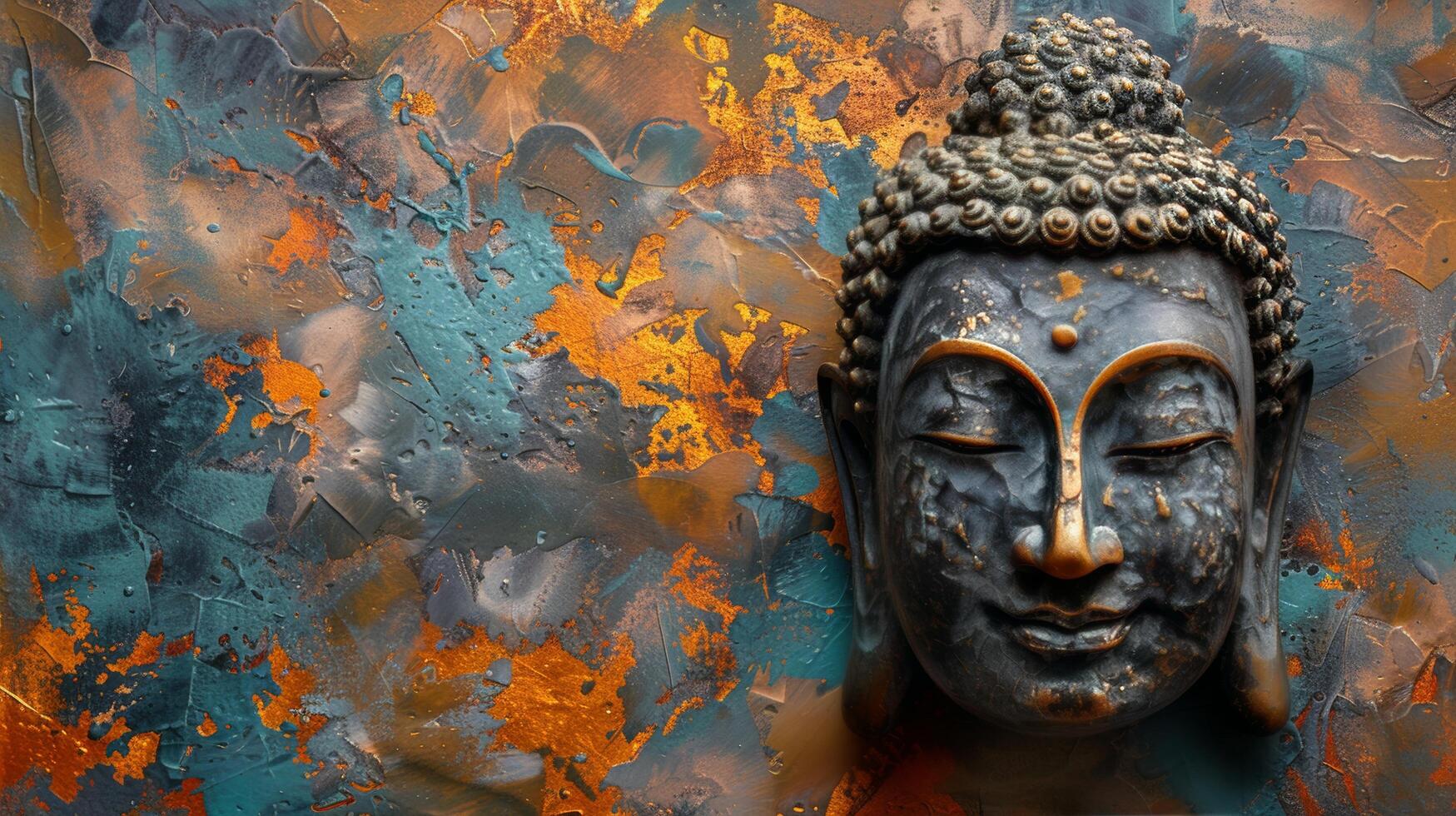 Close Up of a Statue of Buddha photo