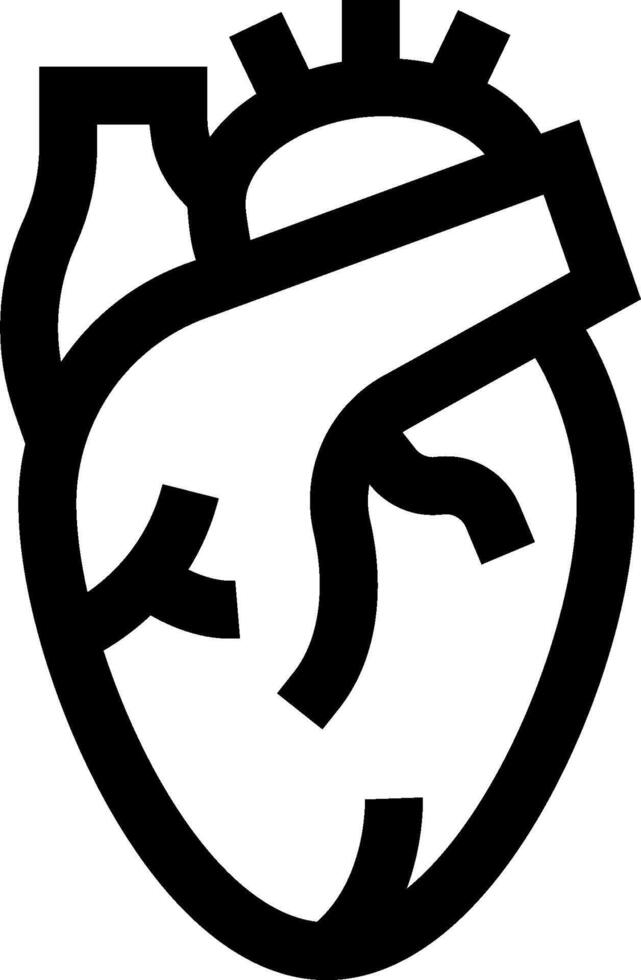 Anatomy heart clipart vector