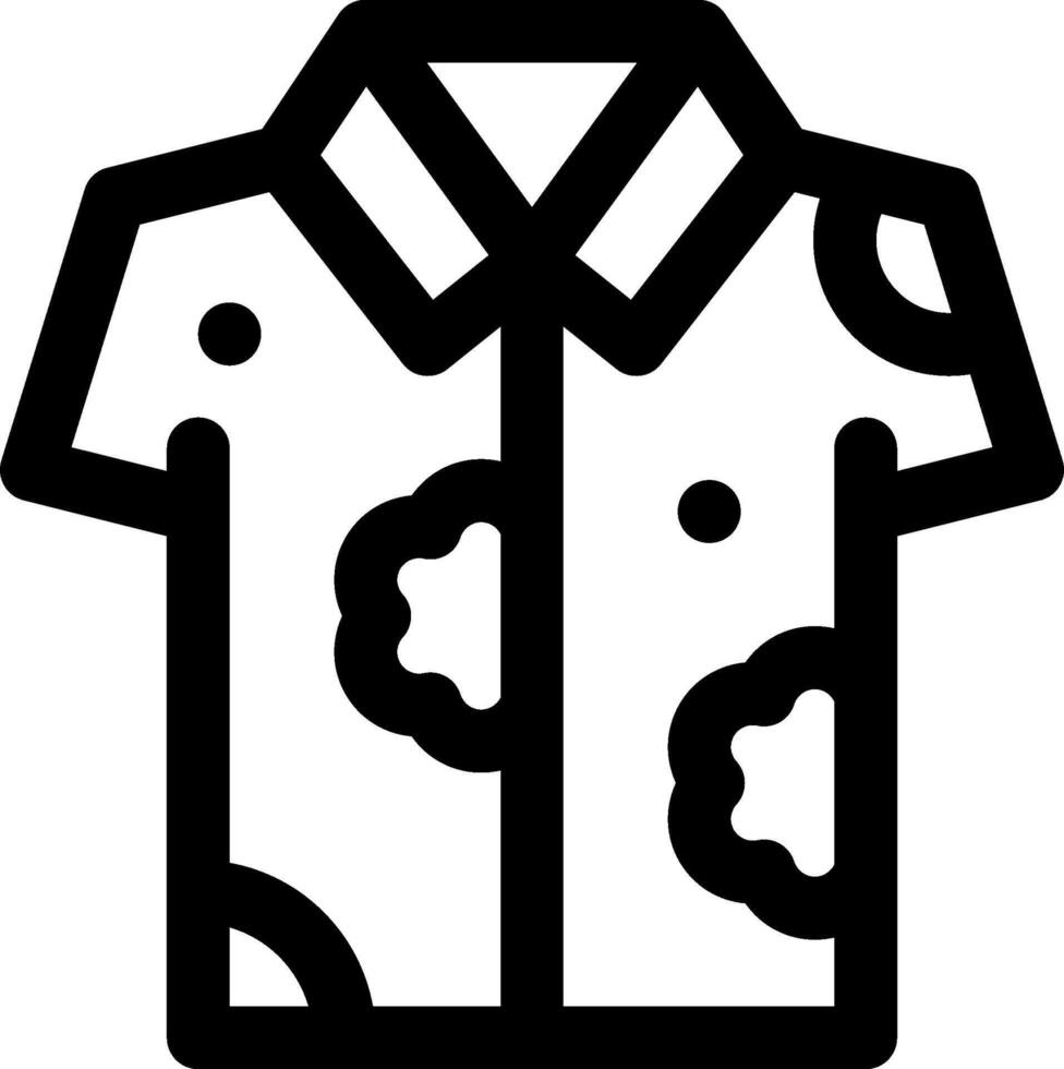 A shirt with a flower on it vector