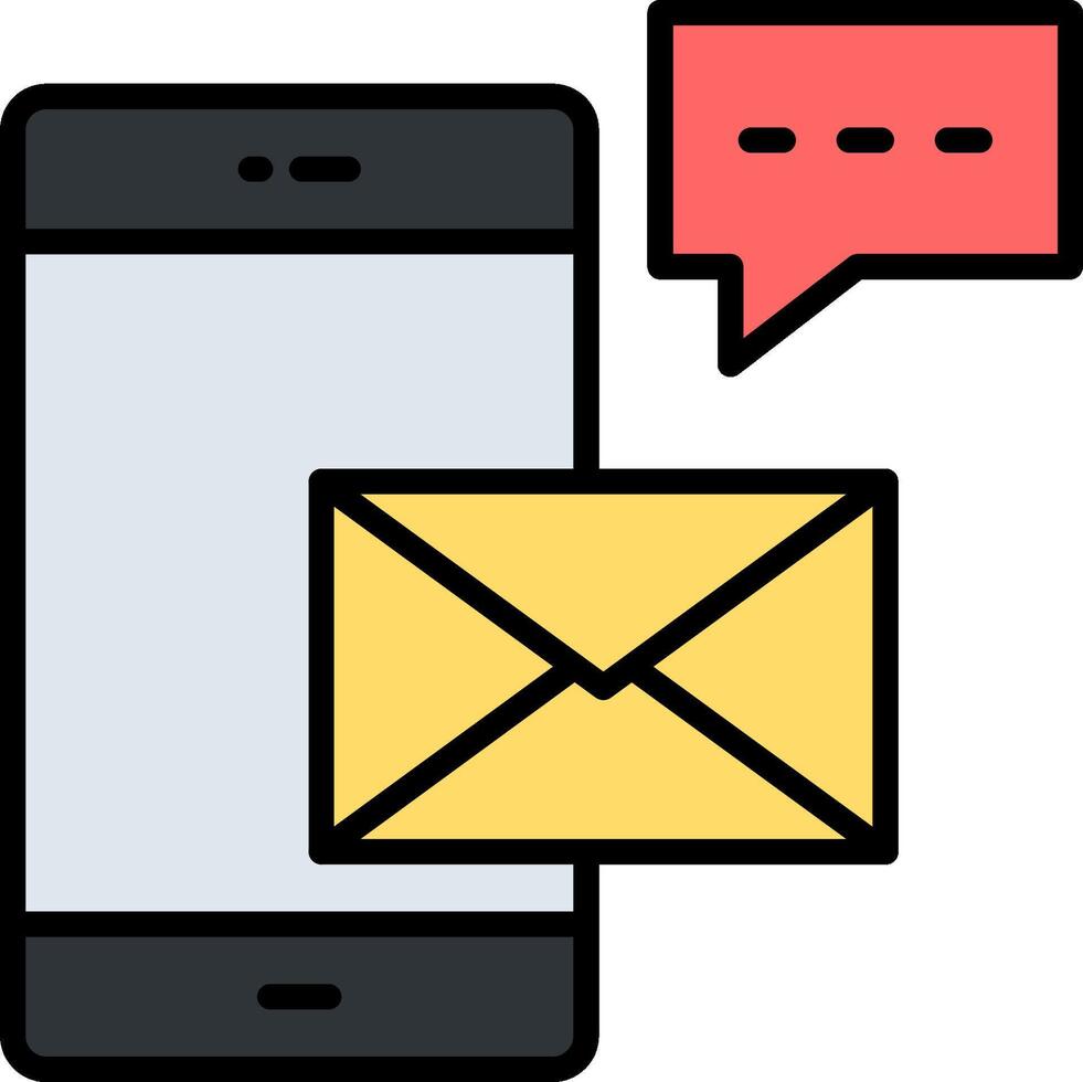 Mobile email marketing vector