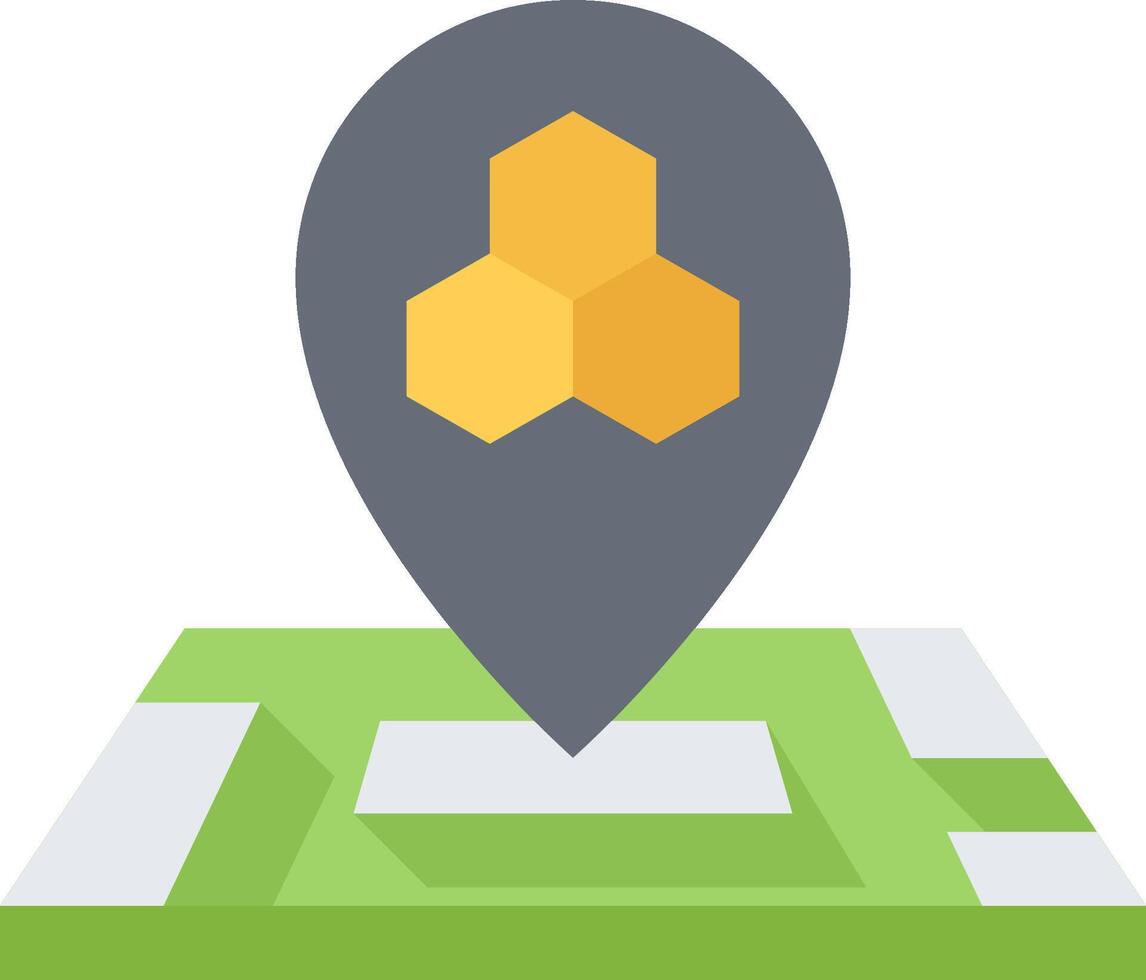 Map pin icon for location vector