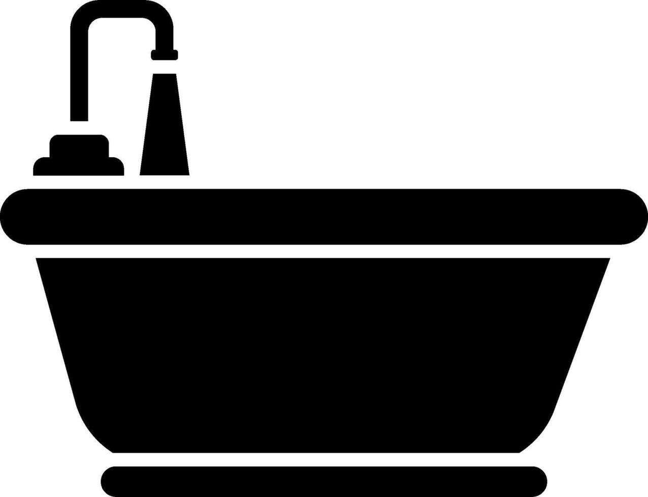 Bathroom sink icon vector