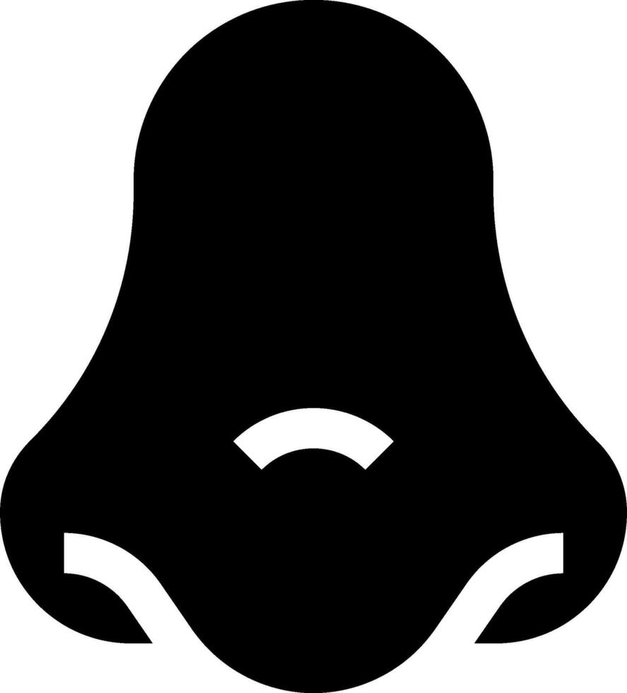 A black and white silhouette of a person's head vector
