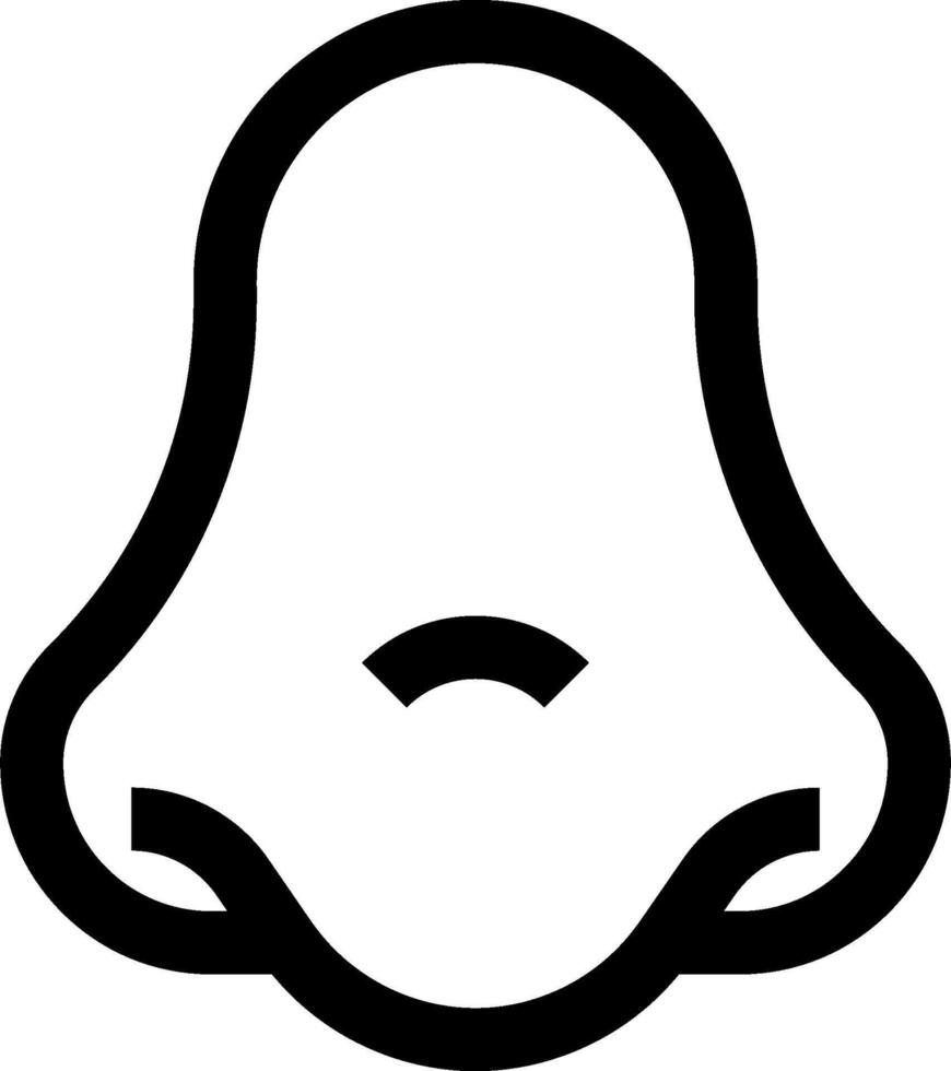 A black and white image of a bell vector