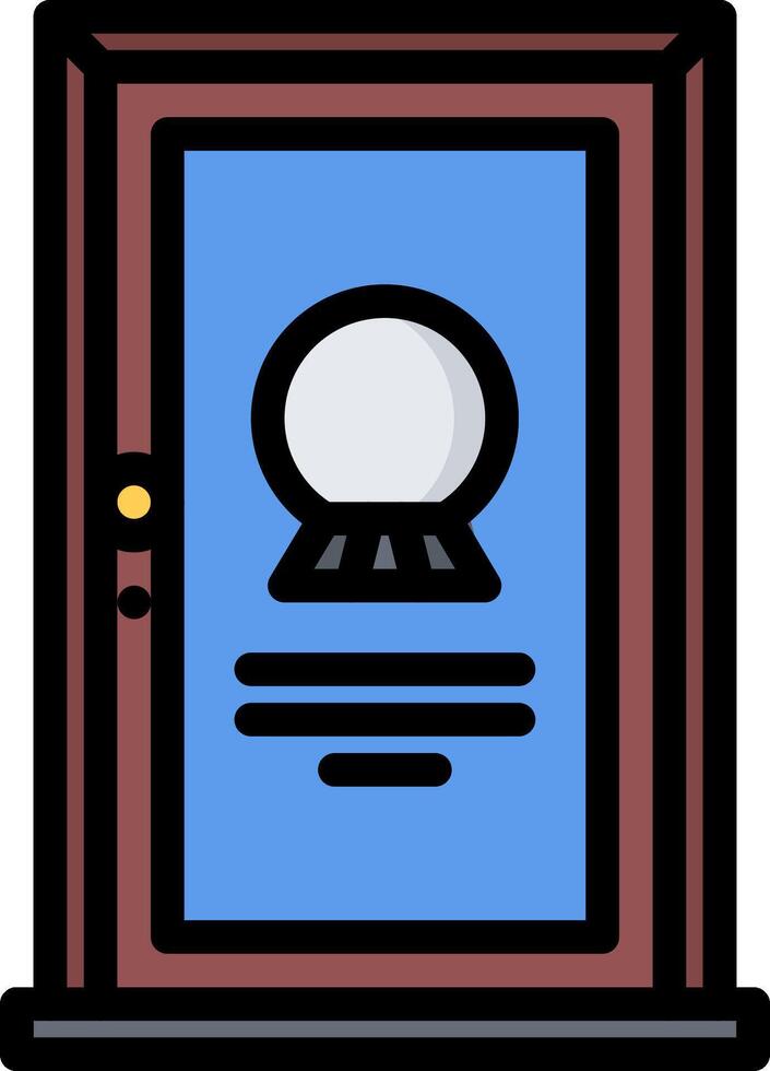 Door icon illustration vector