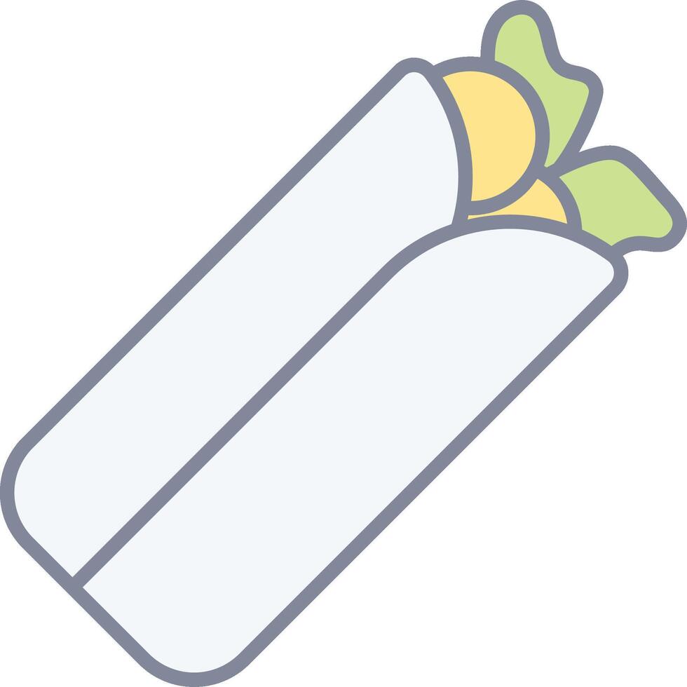 A white paper bag with a bunch of vegetables vector