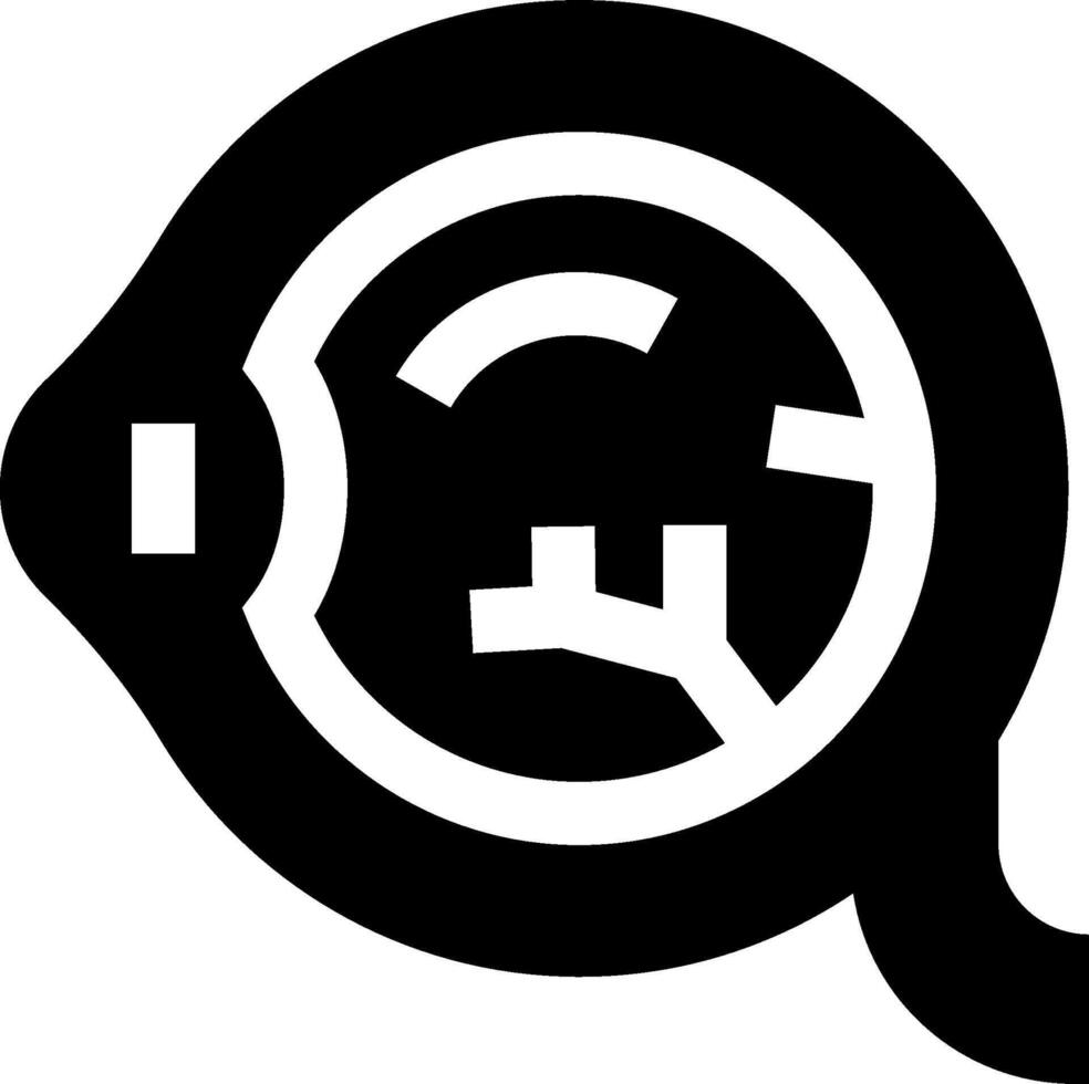 A black and white logo of a clock vector