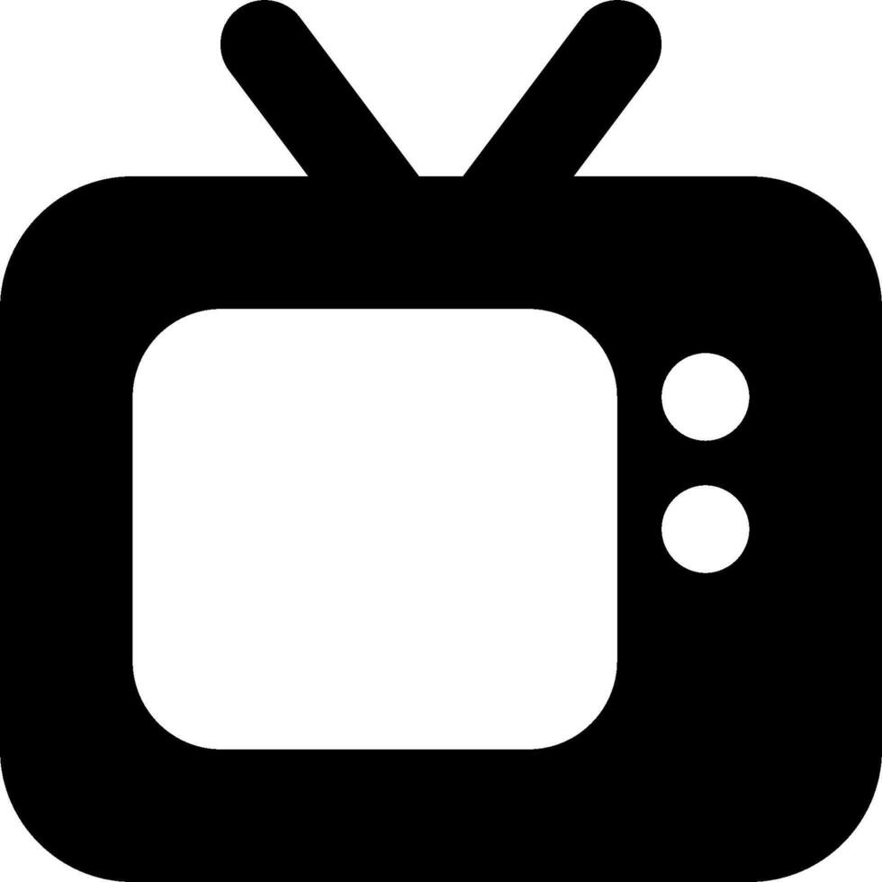 Tv icon clipart free download vector