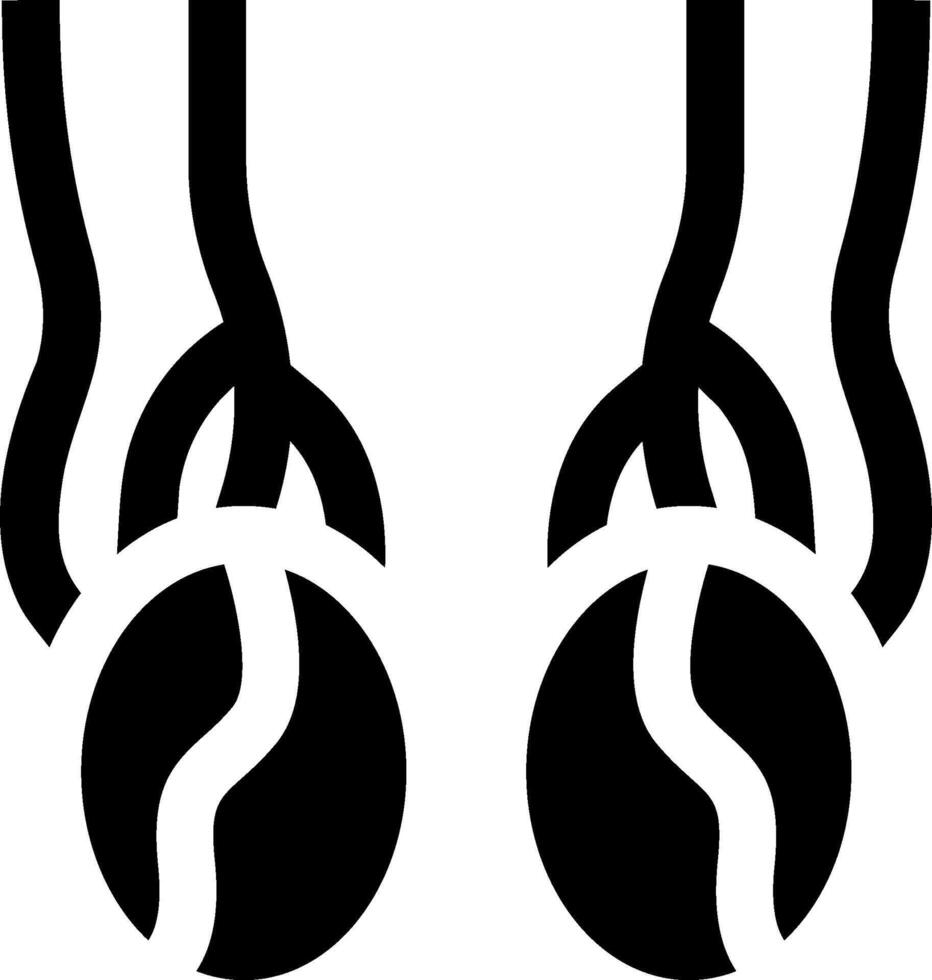 Two black and white images of a pair of shoes vector
