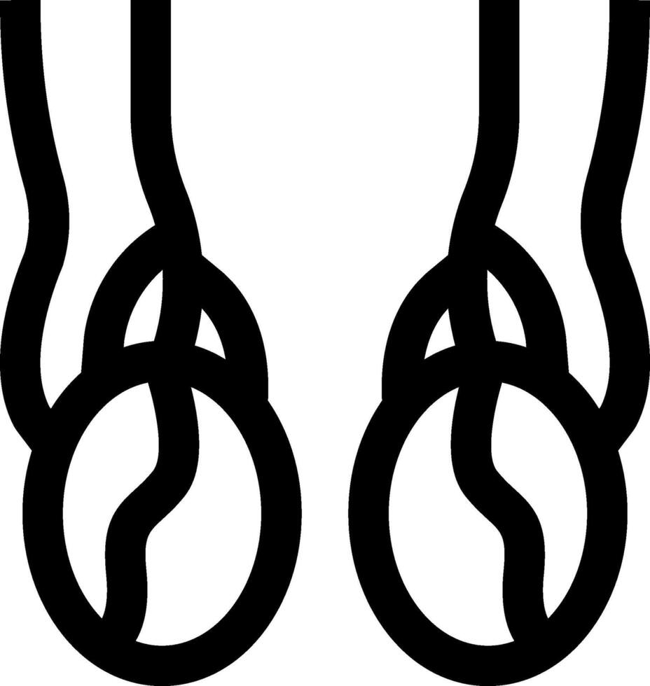Two hands holding two balls in each hand vector