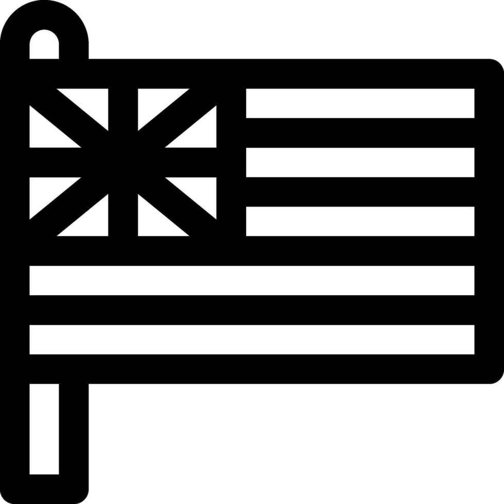 The flag of the united states of america vector
