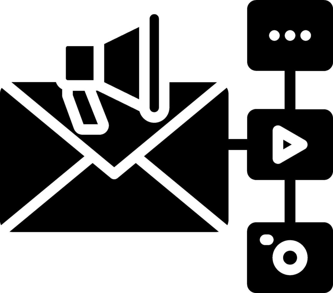Email marketing icon vector