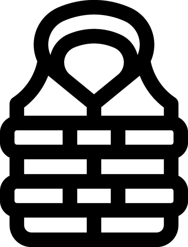 Life vest icon illustration vector