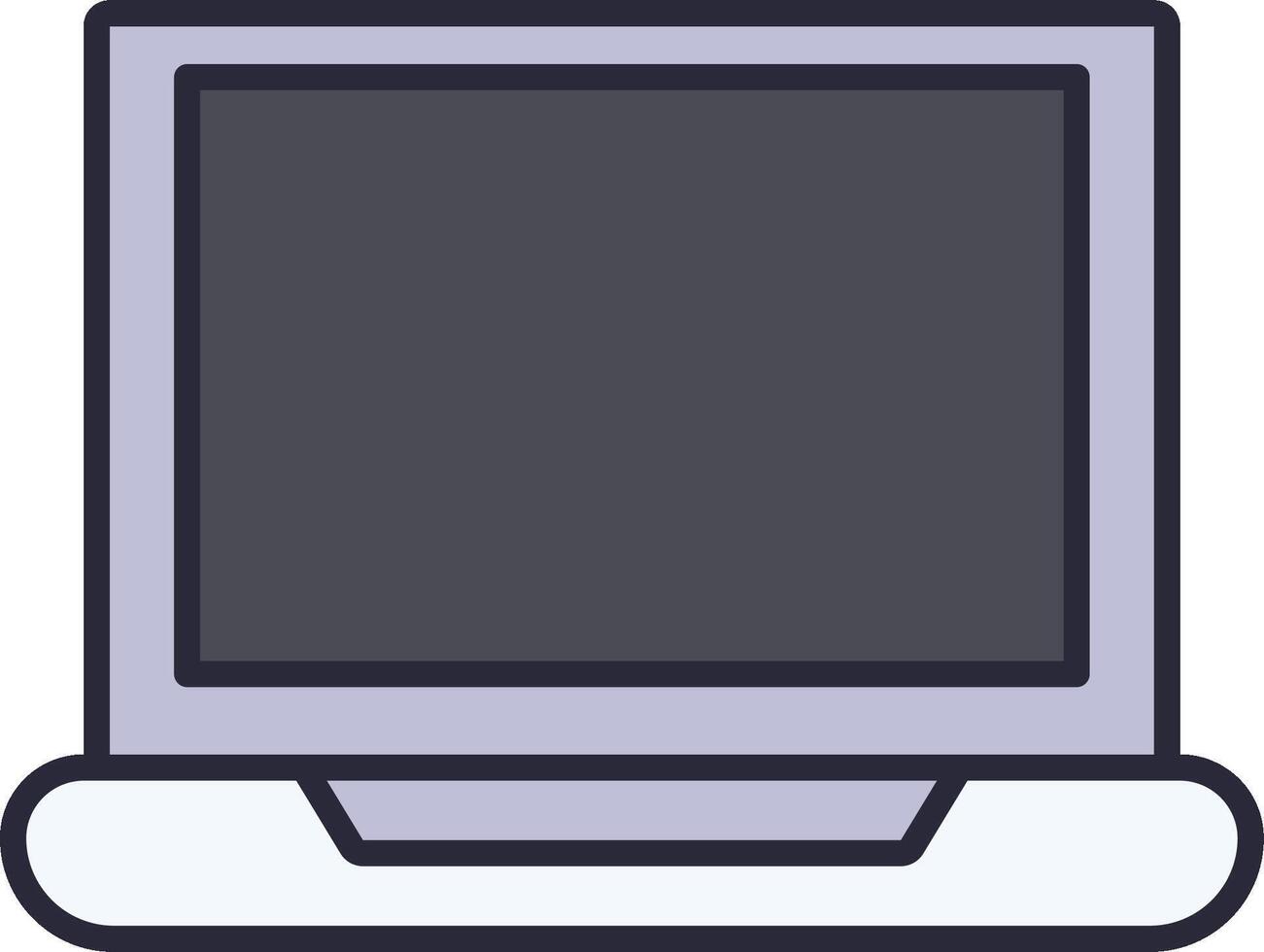 Laptop computer icon illustration vector