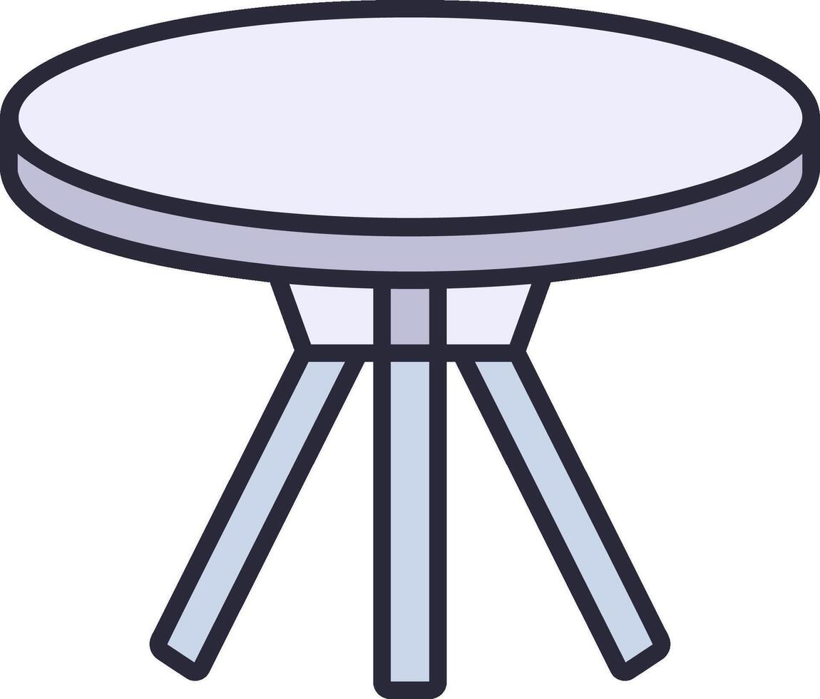 Table with legs icon illustration vector