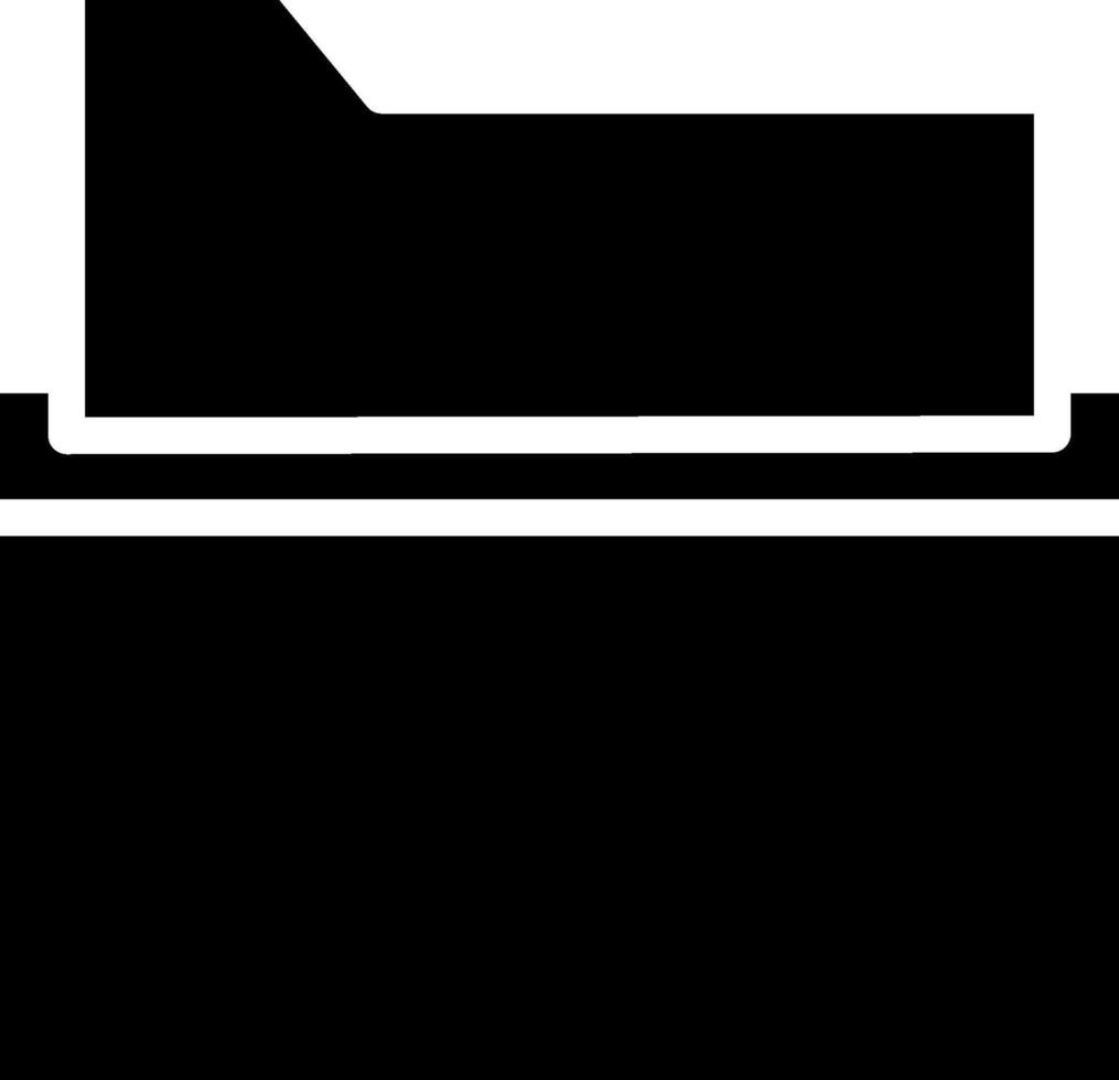A black and white image of a file cabinet vector