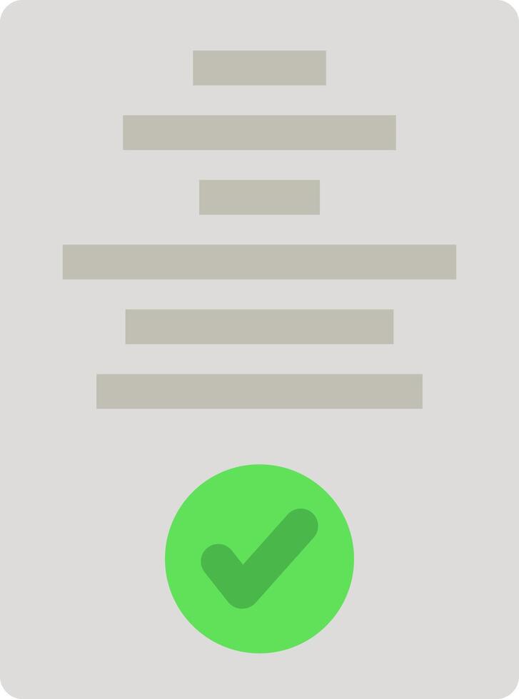 A green tick mark on a white background vector