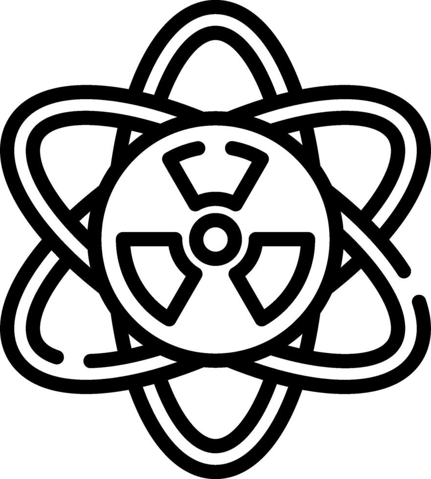 Atomic illustration design vector