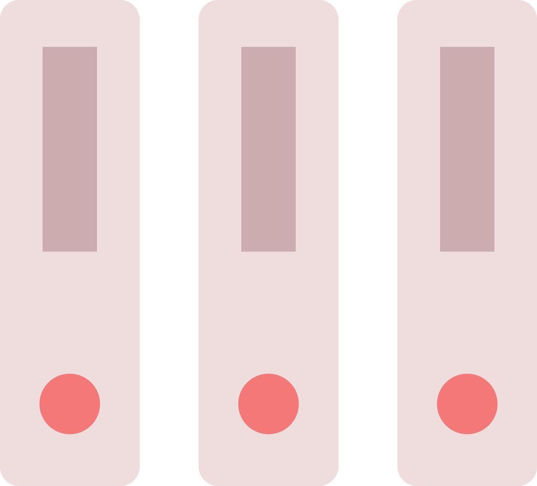 Three files with red dots on them vector