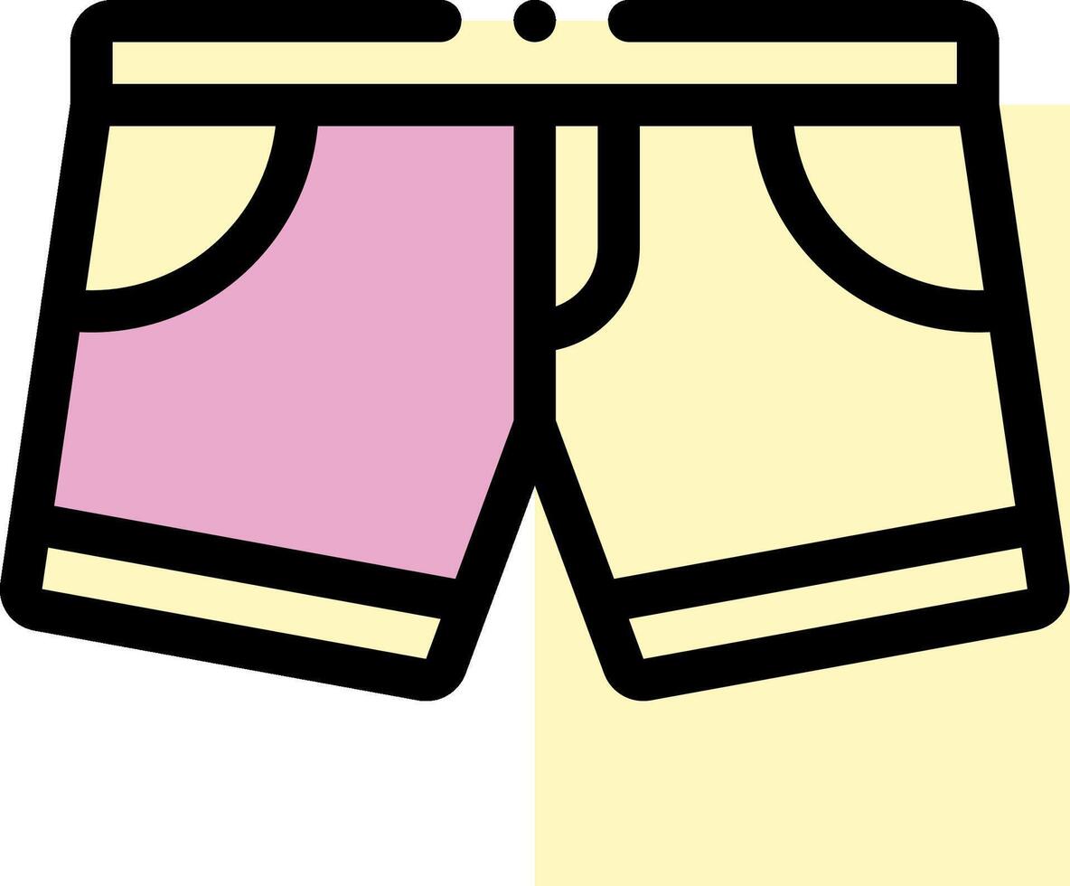 Shorts clip art vector