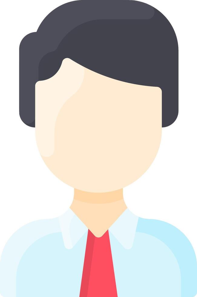 A man wearing a tie and shirt vector