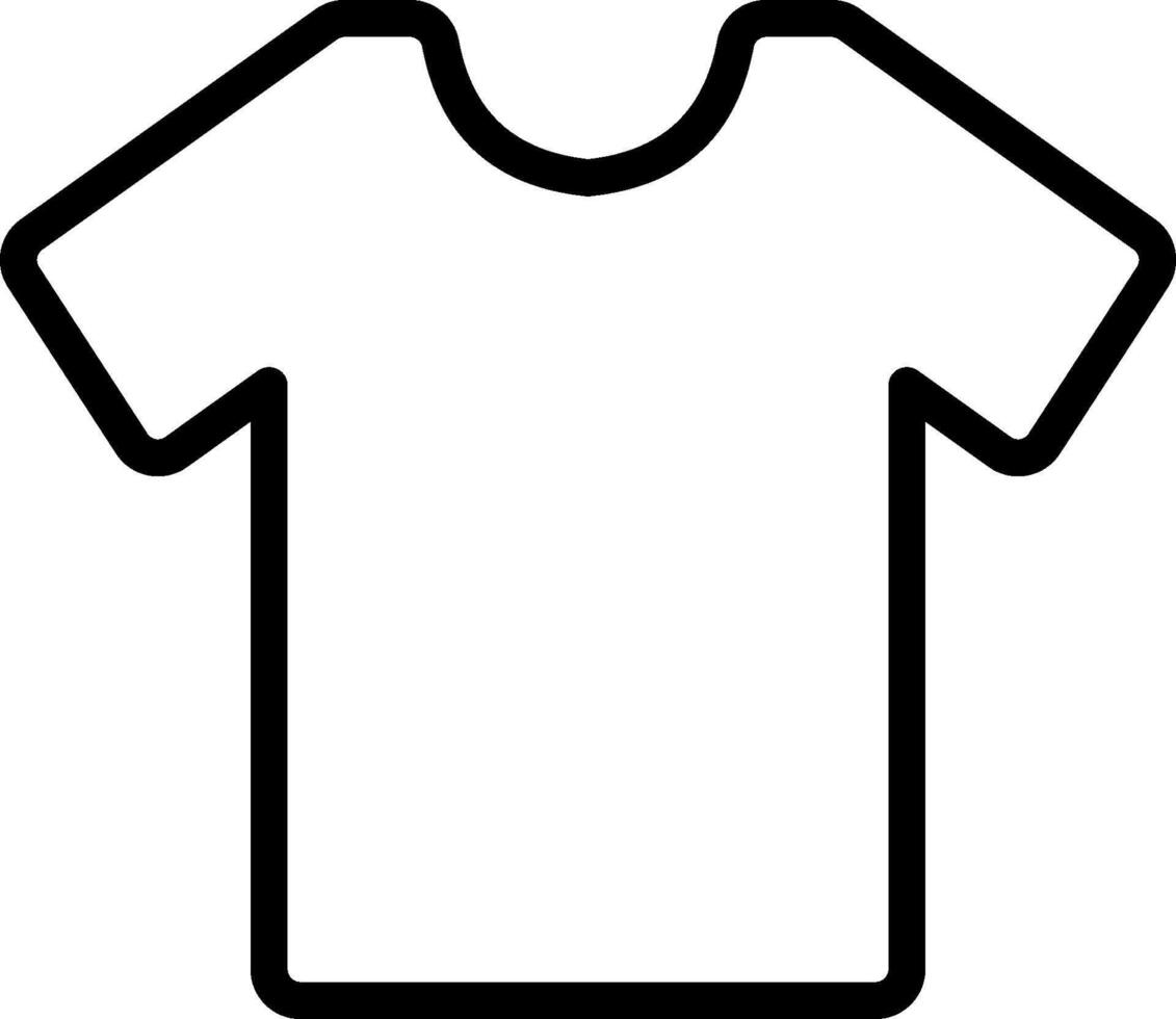 A t - shirt icon on a white background vector