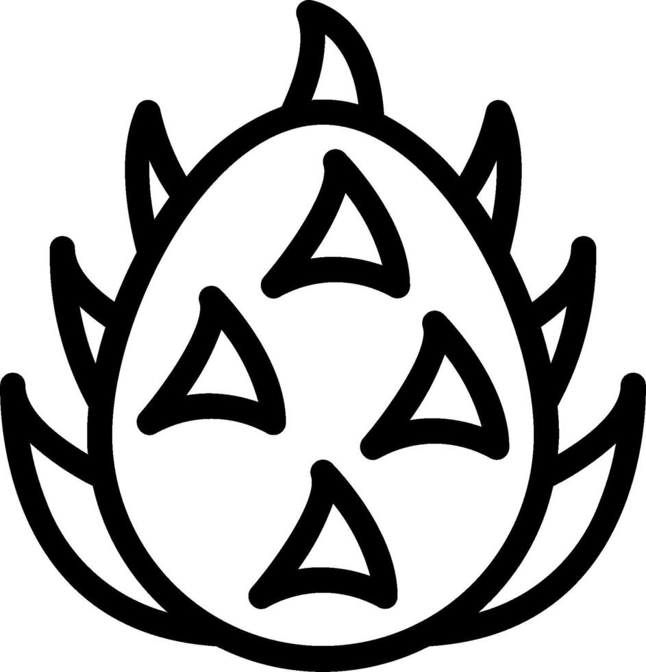 A black and white drawing of a dragon head vector
