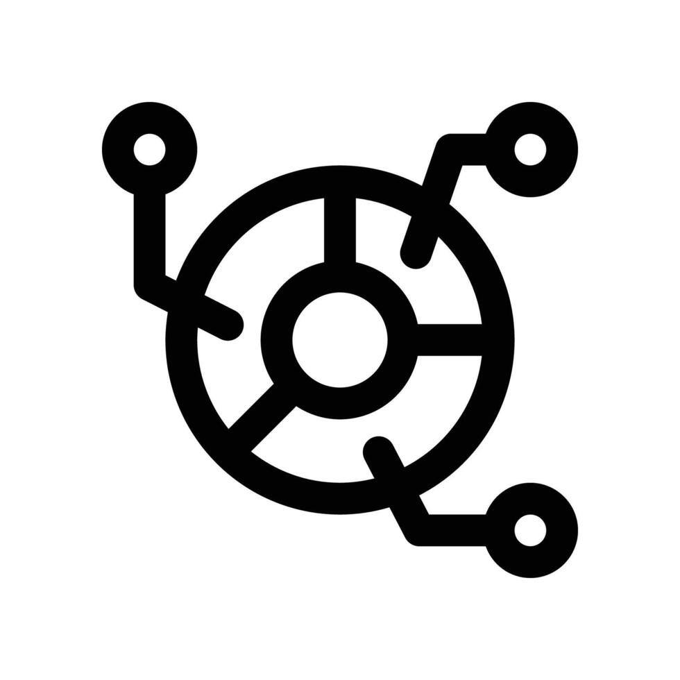 asset management icon. line icon for your website, mobile, presentation, and logo design. vector