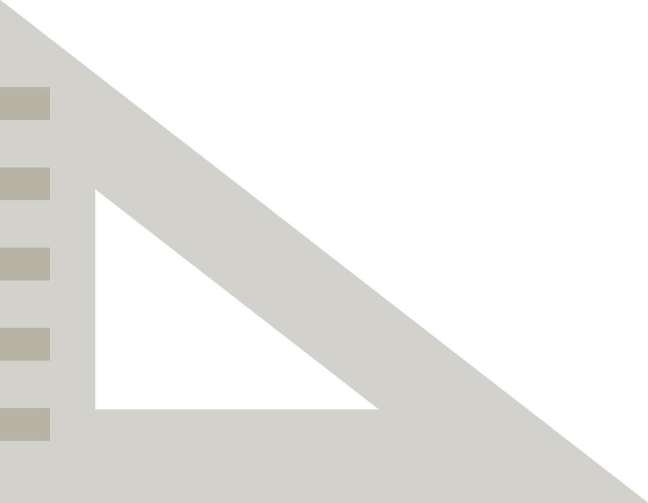 A triangle with a white background vector