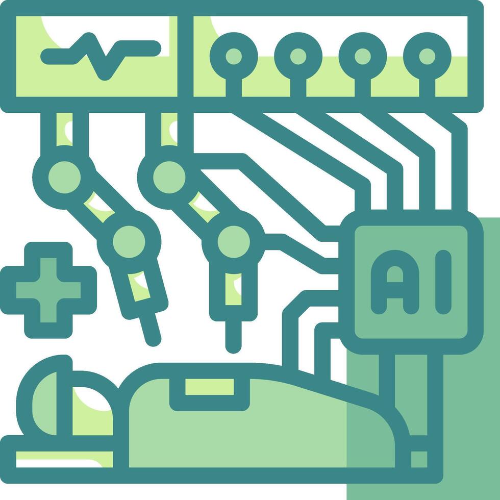 A computer with a person laying on it vector