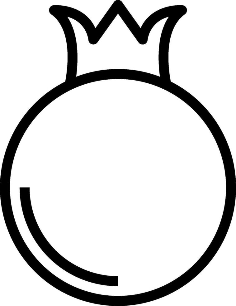 Pomegranate icon illustration vector