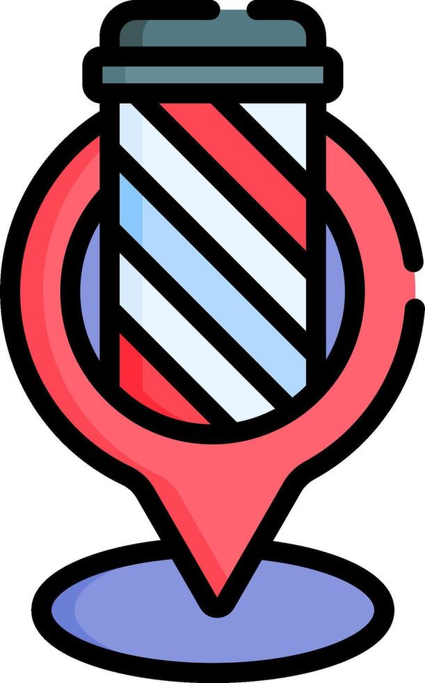 Barber shop icon illustration vector