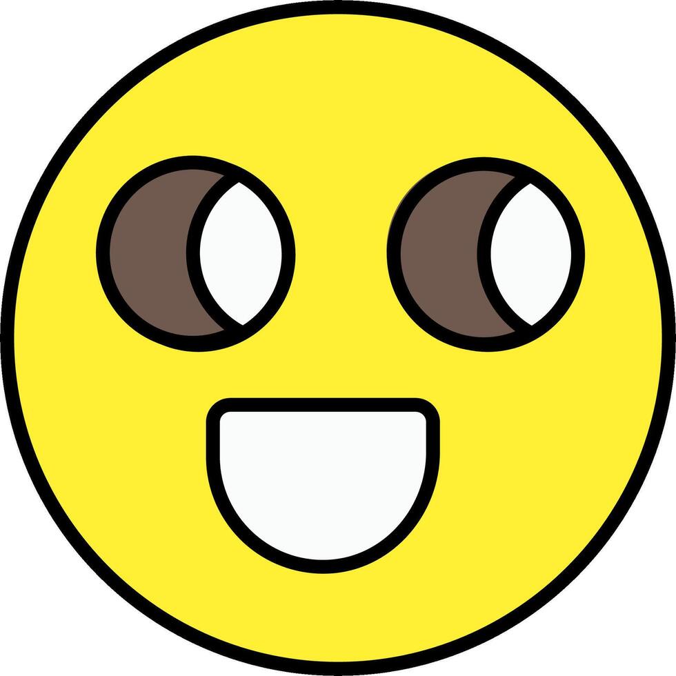A smiley face with eyes and a smile vector