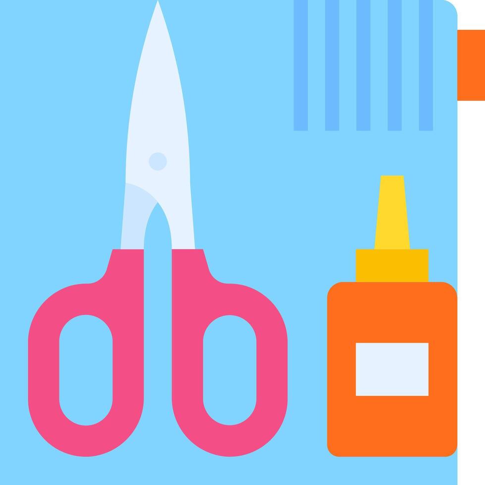 A pair of scissors and a bottle of hair spray vector